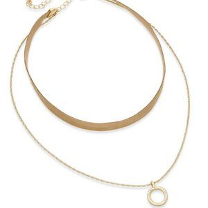 NWT: INC suede choker necklace
